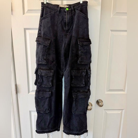 Hudson x Zoe Costello High Rise Cargo Jeans